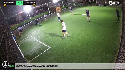 But de BENJAMIN GIOVANNI - LES GONES