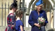 El rey Carlos y la familia real abandonan el primer domingo de Pascua de su reinado