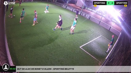 But de Alec de Bonet d'Oléon - SPORTING BELETTE