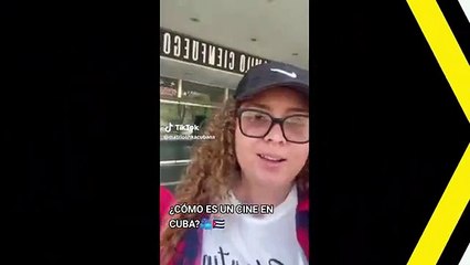 Descargar video: #VIRAL: ¿Te quejas de Cinépolis o Cinemex? Tiktoker muestra cómo es un cine en Cuba