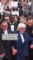 Johnny Depp llega a la alfombra roja de la noche inaugural del Festival de Cannes.