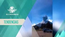 #VIRAL:  Suben foto del Popocatépetl y esto fue lo que interpretó la IA