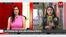 Registran actividad en volcán Popocatépetl, se retoman actividades presenciales en Puebla