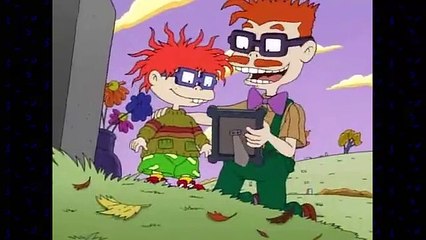 Chuckie y Chaz visitan la tumba de Melinda Finster | Rugrats