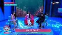 #VLA:  Halle Bailey nos platicó los detalles de su papel como 'Ariel'.
