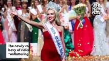 Ganadora del concurso de belleza Sra. Rusia,causa burlas en Internet por una imagen poco favorecedora