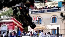 Checo Pérez sufre choque en el GP de Mónaco ¡Así fue el accidente!