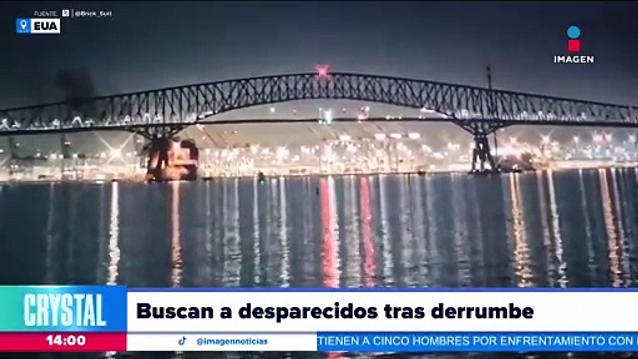 Buque derrumba el puente Francis Scott Key de B...