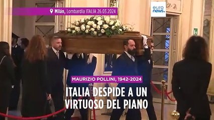 El maestro italiano Maurizio Pollini, despedido con honores en La Scala con un tributo musical