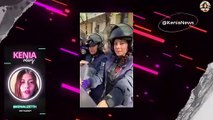 Ana Karen, la mujer policía del 8M ya es influencer