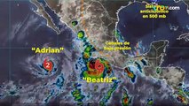 Beatriz ya es huracán categoría 1 entre Michoacán