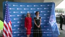 Jill Biden en París para conmemorar el reingreso de EE.UU. en la UNESCO