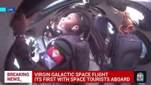 El primer vuelo espacial civil de Virgin Galactic llega al espacio