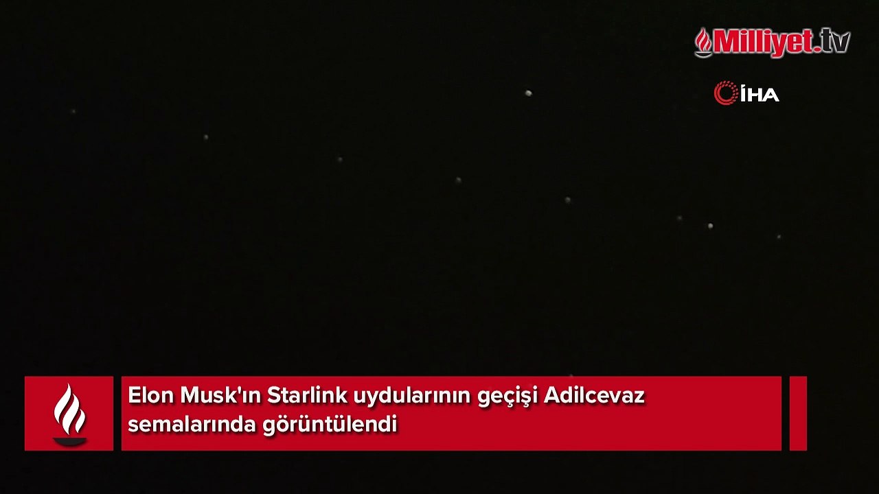 Starlink uyduları Bitlis semalarında! Böyle görüntülendi