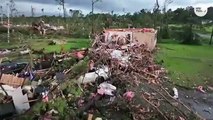 Al menos un muerto y decenas de heridos por varios tornados en Misisipi