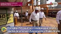 Complejo Petroquímico Cosoleacaque tendrá 3 plantas de amoniaco funcionando a finales de año: Pemex