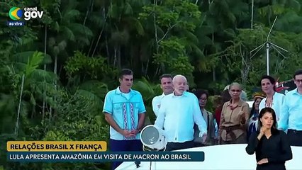 Lula e Macron lançam plano de investimentos para economia sustentável na Amazônia