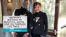 Corey Gamble rinde homenaje a Kris Jenner por su cumpleaños