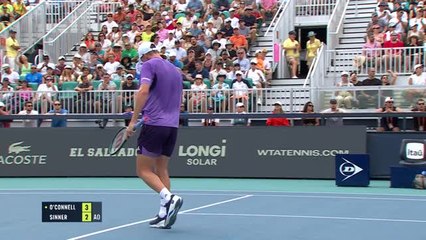 Miami - Sinner triomphe d’O'Connell