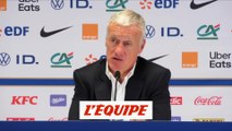 Deschamps sur la blessure de Clauss : « C'est musculaire » - Foot - Bleus