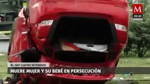 Taxista provoca la muerte de una madre y su bebé tras boda en Nuevo León