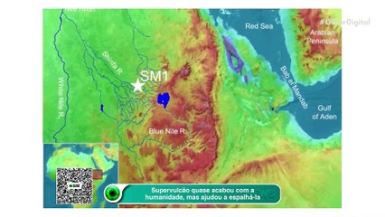 Supervulcão quase acabou com a humanidade, mas ajudou a espalhá-la