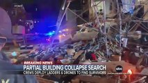 Se derrumba parcialmente un edificio de apartamentos en Nueva York