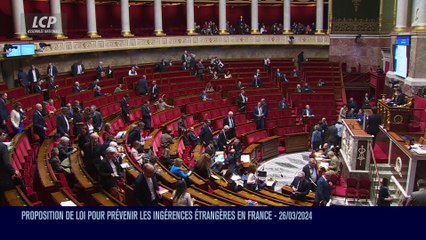Séance publique à l'Assemblée nationale - Ingérences étrangères : proposition de loi pour protéger la France - 26/03/2024