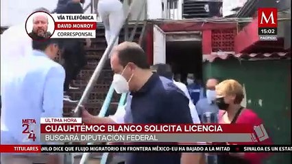 Cuauhtémoc Blanco buscará diputación federal; pide licencia como gobernador de Morelos