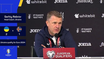 Rebrov says Ukraine players felt pressure to deliver for their war-hit country