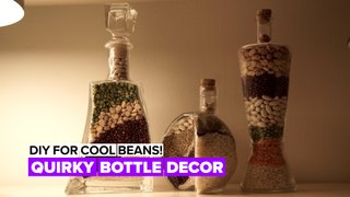 Cool Beans: Beans bottle décor