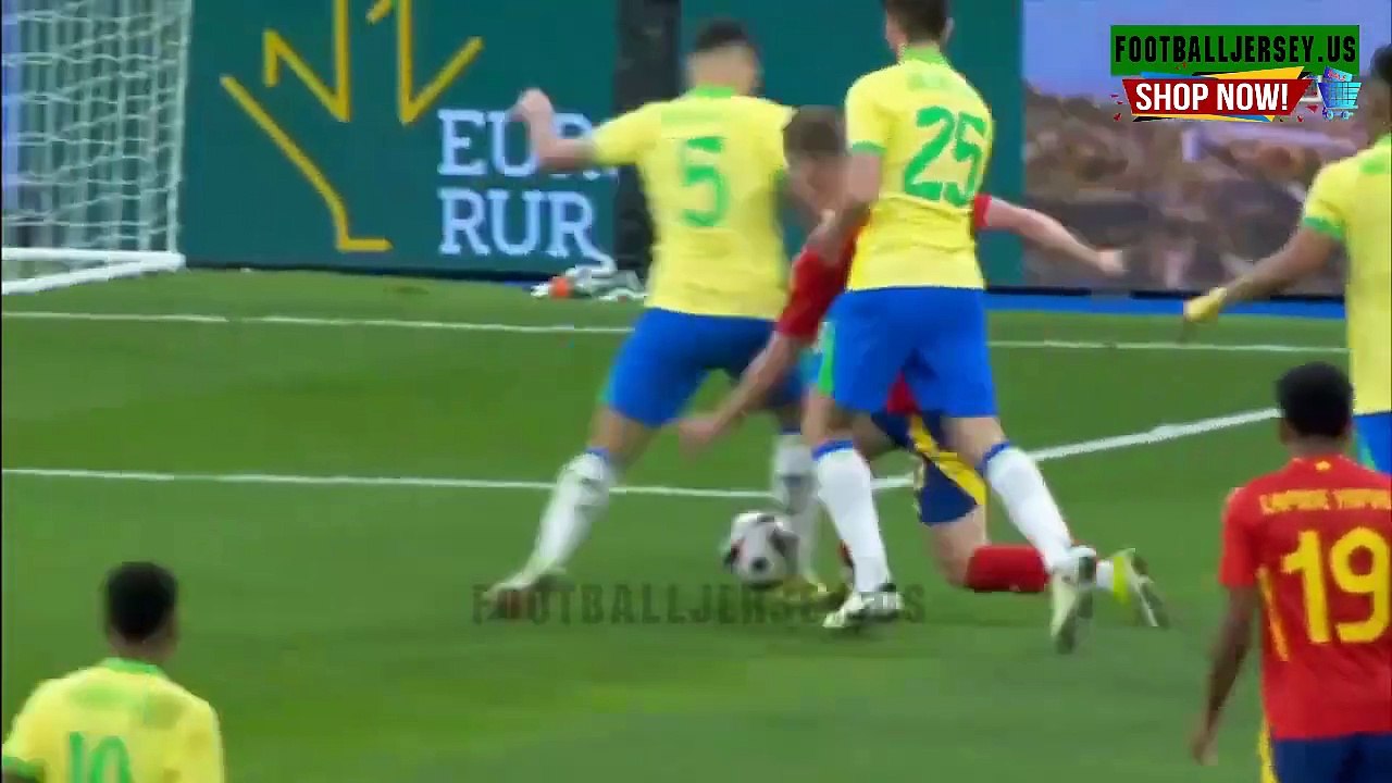 Spain vs Brazil 3-3 Highlights & All Goals 2024 HD