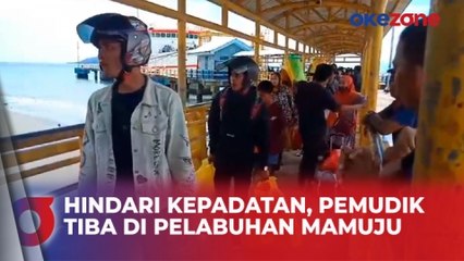 Hindari Kepadatan, Pemudik Tiba Lebih Awal di Pelabuhan Mamuju