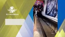 Fallan Escaleras eléctricas en Metro Polanco deja siete heridos