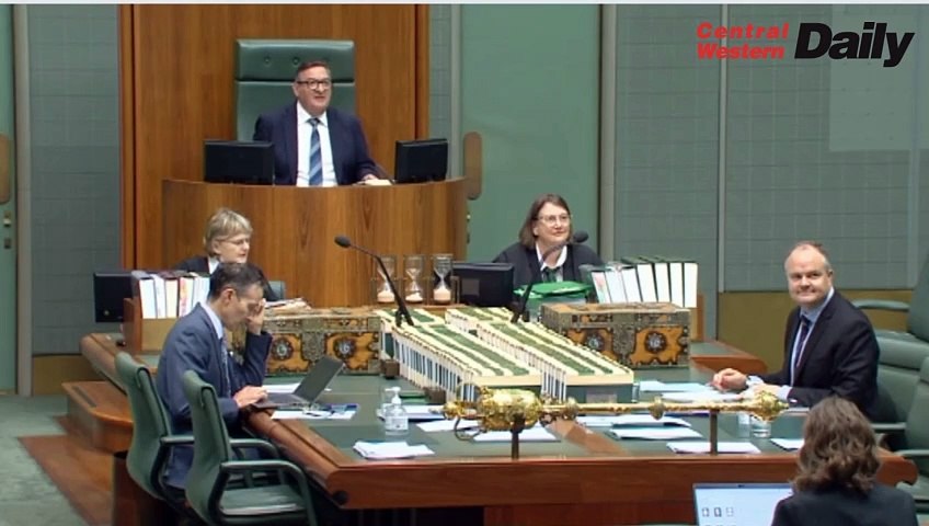 Bob Katter talks about Supermarket Bill in parliament. Footage is from Australian Parliament.