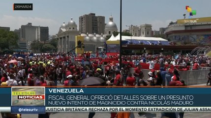 Fiscal General ofreció detalles sobre un presunto intento de magnicidio contra Nicolás Maduro