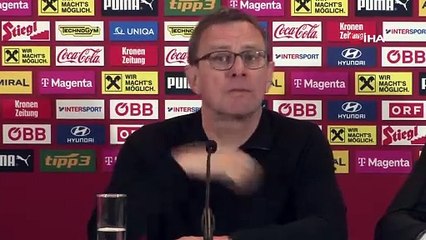 Ralf Rangnick: “Türkiye gibi bir takıma karşı galip gelmek bizi mutlu etti”