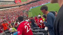 Fighting atmosphere during a football match #viral