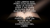 Frase: La importancia de los libros