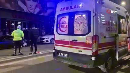Burdur’da otomobile çarpıp sürüklenen motosikletli genç ağır yaralandı