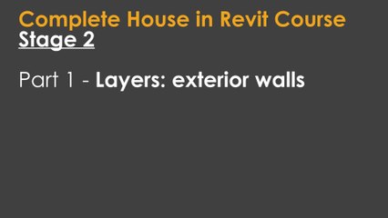 PART 2 - 1 Layers Exterior Walls