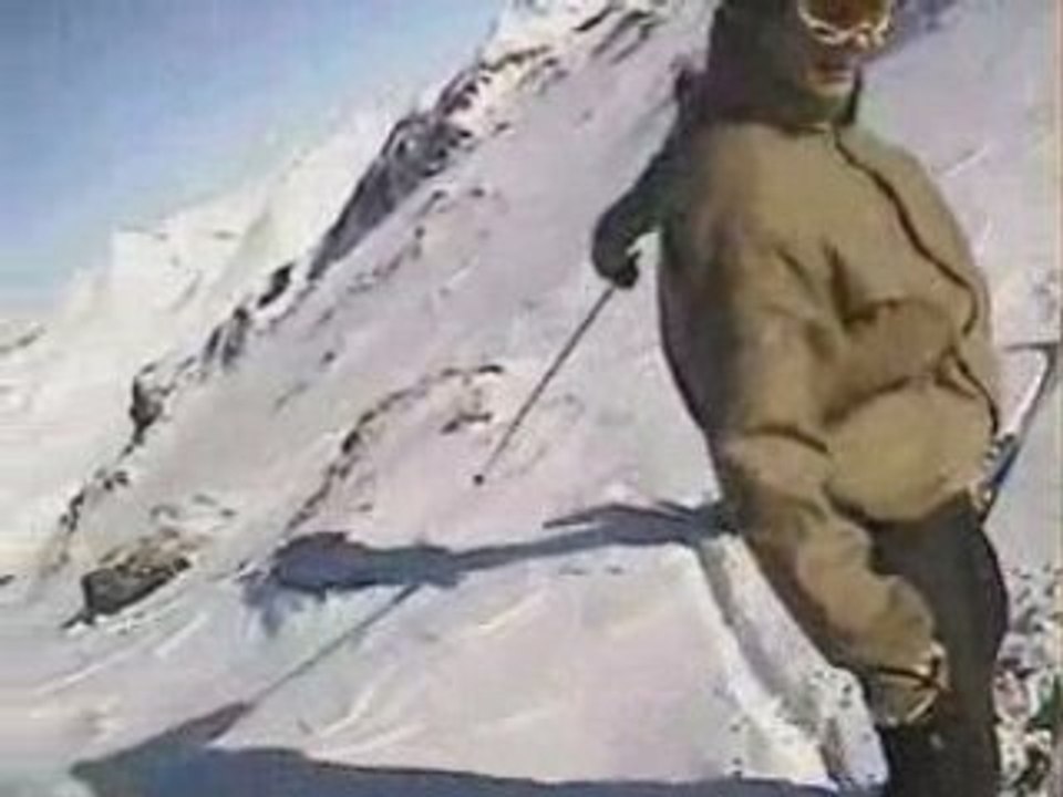 Ski hors-piste dans les Alpes