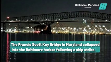 Cargo Ship Collision Causes Maryland Bridge Collapse