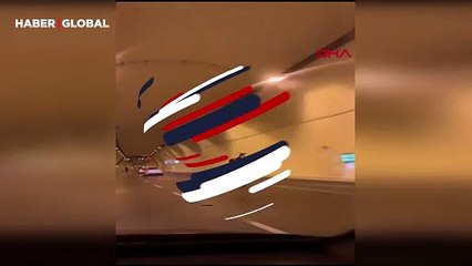 Sarıyer'de tünelin ortasında skandal hareketler! Kimseyi umursamadan...