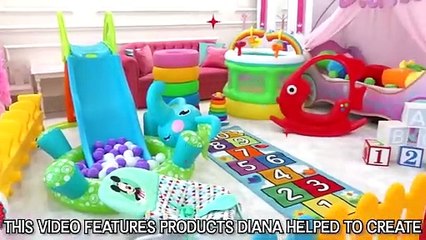 Diana and Roma play in the Baby Playroom & NEW Baby Doll