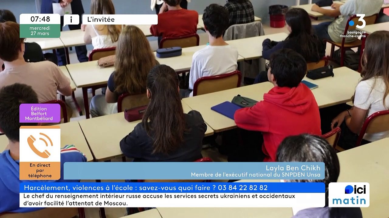 "6 à 7% d'élèves" harcelés au collège : des progrès défendus via le programme PHARe