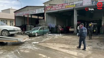 Gaziantep’te otomobilin LPG tüpünün patladığı anın görüntüsü ortaya çıktı