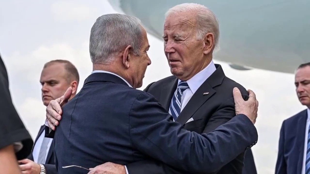 When Biden Meets With Bibi! Free Palestine! / Digital Poetry & Smooth Jazz Samba Global Muses / É. Roscha