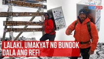 Lalaki, umakyat ng bundok dala ang ref! | GMA Integrated Newsfeed