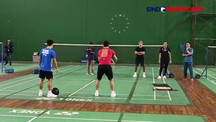 Persiapan Olimpiade Paris 2024, Jonatan Christie dan Anthony Ginting Digenjot Latihan Fisik